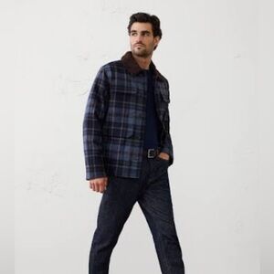 Banana Republic Men's Dark Plaid Jacket